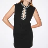Hot Aermelos Rhinestone-Minikjole Kvinder Kjoler