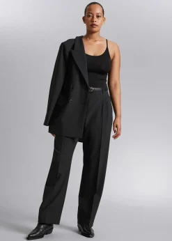 Fashion Afslappede Skraeddersyede Bukser Kvinder Sæt Og Dragter