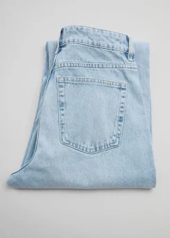Online Afslappede Tilspidsede Jeans Kvinder Denim