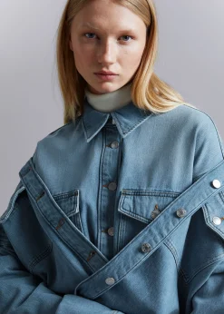 Shop Afslappet Denimskjorte Kvinder Denim