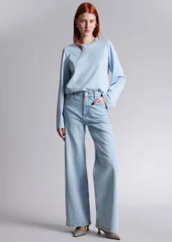 Sale Afslappet Jersey Top Kvinder Toppe