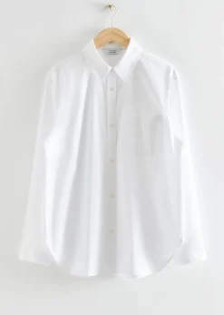 Clearance Afslappet Pasform Skjorte Kvinder Denim