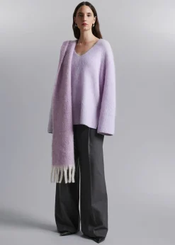 Discount Afslappet Striktroje Kvinder Strik