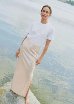 Online Afslappet T-Shirt Kvinder Denim