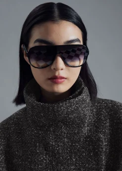 Best Aviator Shield Solbriller Kvinder Solbriller