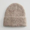 Clearance Beanie Af Uldblanding Kvinder Matchende Sæt