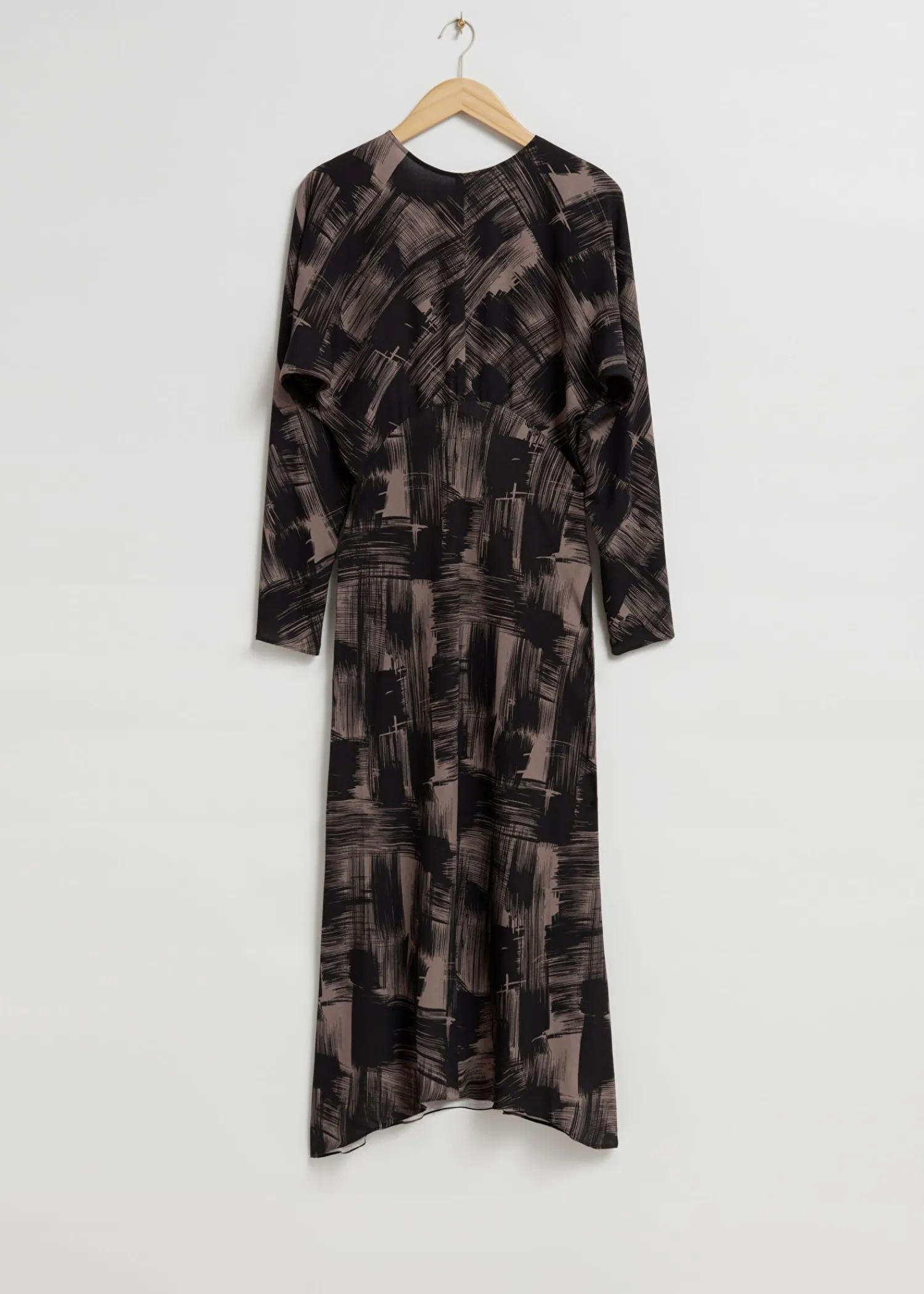 Discount Bias-Cut Midi-Kjole Kvinder Kjoler