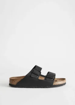 Sale Birkenstock Arizona Laeder Kvinder Flade Sandaler