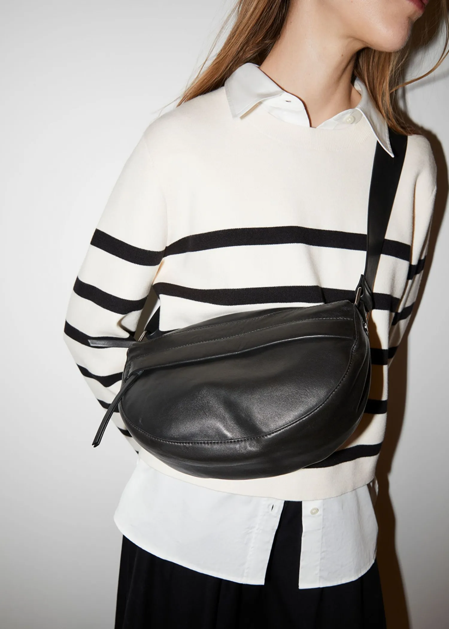 Outlet Blodt Laeder Crossbody-Taske Kvinder Tasker
