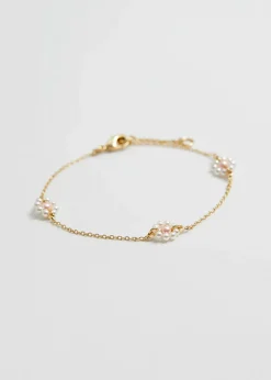 Hot Blomsterkaede Armband Kvinder Armband