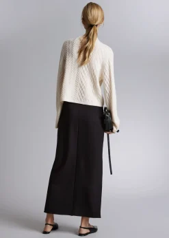 Cheap Blyant Maxi-Nederdel Kvinder Nederdele