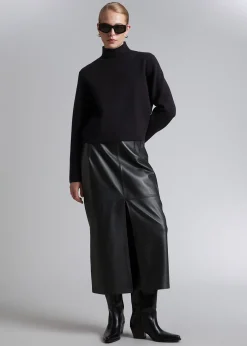 Online Boxy Rullekrave Striktroje Kvinder Strik