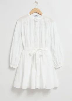 Flash Sale Broderet Bomuldskjole Kvinder Kjoler