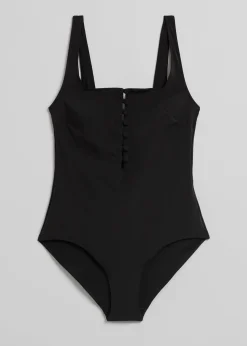 New Button Up Badedragt Kvinder Badetøj