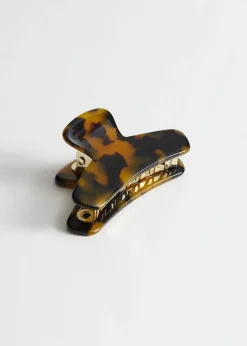 Outlet Clouded Acetate Hair Grip Kvinder Hårtilbehør