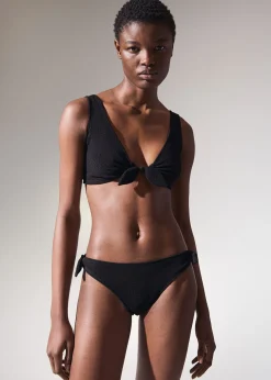 Cheap Crepe Knot Tie Bikinitop Kvinder Bikinier