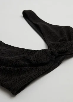 Cheap Crepe Knot Tie Bikinitop Kvinder Bikinier