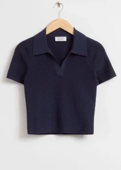 Clearance Cropped Aben Krave Strik Top Kvinder Toppe