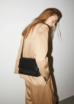 Store Crossbody Taske I Laeder Kvinder Tasker