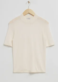 Best Delikat Strik T-Shirt Kvinder Toppe