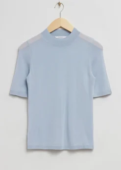 New Delikat Strik T-Shirt Kvinder Toppe