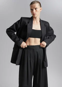 Best Dobbeltradet Blazer Kvinder Blazere