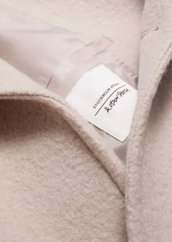 Shop Dobbeltradet Uldjakke Kvinder Frakker & Jakker