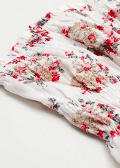 Shop Elastisk Broderet Bustier Top Kvinder Toppe