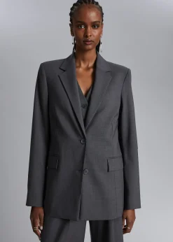 New Enkeltradet Blazer Kvinder Blazere