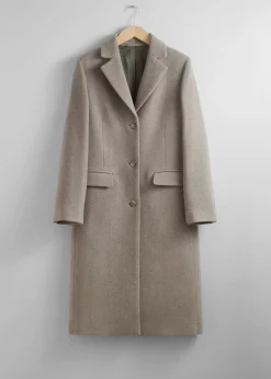 Discount Enkeltradet Frakke Kvinder Frakker & Jakker