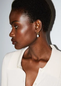 Flash Sale Ferskvandsperlebojler Kvinder Oreringe