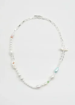 Sale Ferskvandsperlehalskaede Kvinder Halskaeder