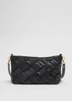 Sale Flettet Laeder Skuldertaske Kvinder Tasker