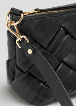 Sale Flettet Laeder Skuldertaske Kvinder Tasker