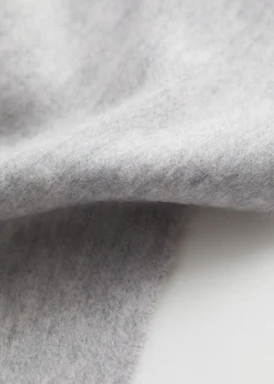 Hot Frynset Uldtorklaede Kvinder Matchende Sæt