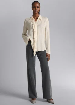 Hot Gennemsigtig Flaeseskjorte Kvinder Bluser Og Skjorter