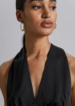 Store Halterneck Top Kvinder Toppe