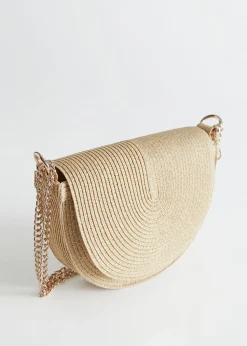 Clearance Halvmane-Taske Med Crossbody Kvinder Tasker