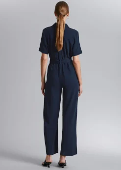 New Kortaermet Jumpsuit Med Baelte Kvinder Jumpsuits