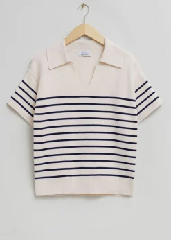 Store Kortaermet Sweater Med Aben Krave Kvinder Toppe