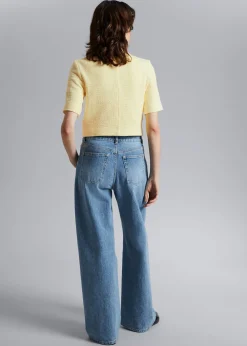 Store Kortaermet Tweed Top Kvinder Sæt Og Dragter