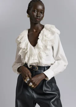 New Lagdelt Flaesebluse Kvinder Bluser Og Skjorter