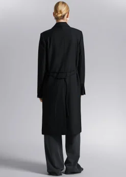 Clearance Lang Blazer Kvinder Denim