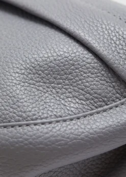 Outlet Lille Crossbody-Taske I Blodt Laeder Kvinder Skuldertasker