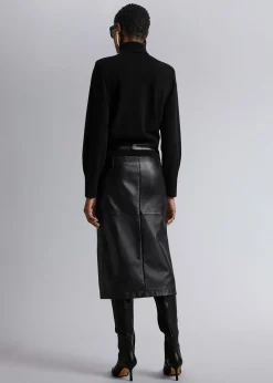 Clearance Merino Rullekrave Striktroje Kvinder Strik