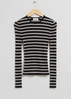 Shop Merinould Ribbet Top Kvinder Toppe