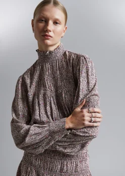 Shop Minikjole Med Smockhals Kvinder Kjoler