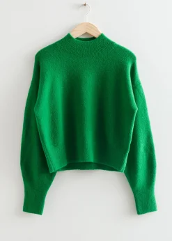 Best Mock-Neck Sweater Kvinder Strik
