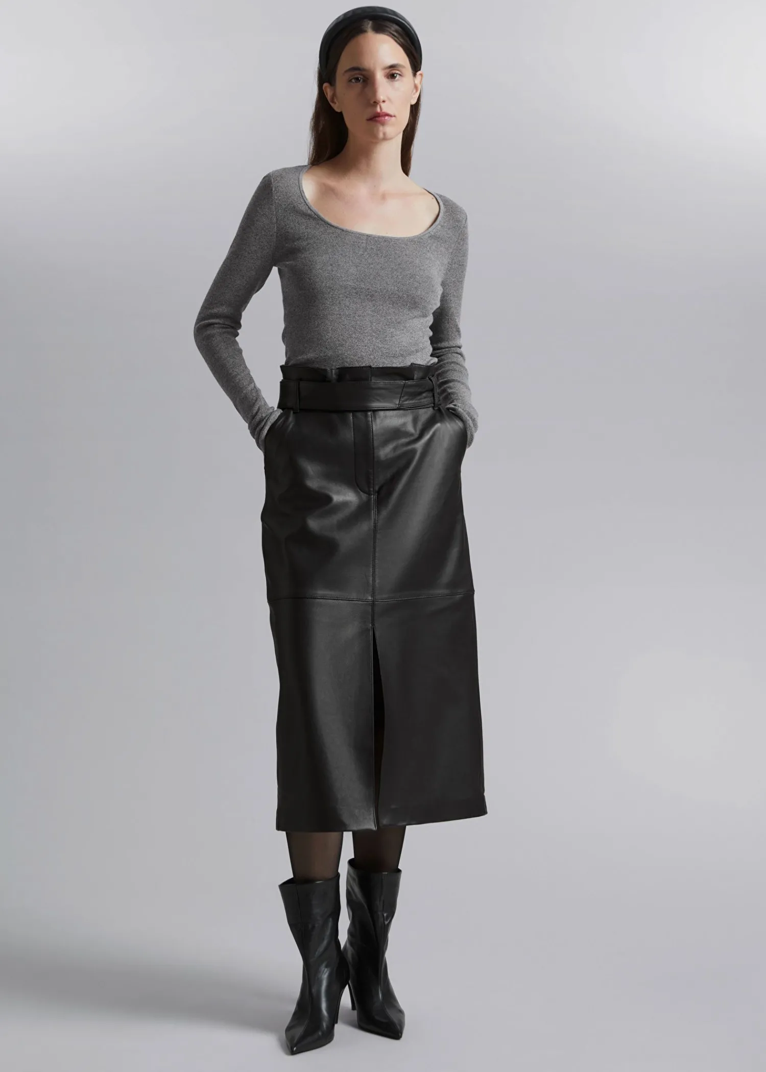 New Monteret Scoop-Neck Top Kvinder Toppe