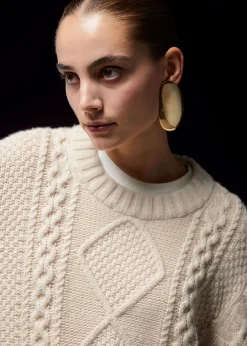 Discount Oreringe I Overdimensioneret Organisk Form Kvinder Oreringe